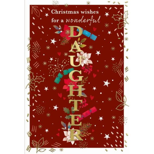Picture of FOR A WONDERFUL DAUGHTER CHRISTMAS CARD
